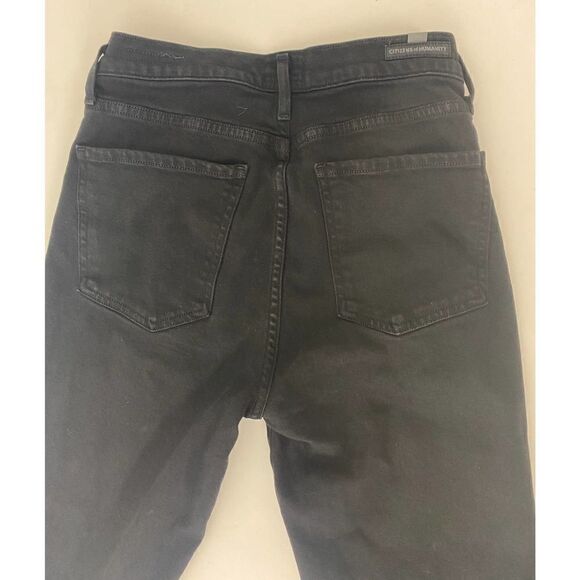 Citizens of Humanity Olivia High Rise Slim Ankle Jeans Black Skinny - Size 26 - Picture 12 of 12